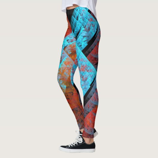 Abstracte Kunst 169 Broek Leggings (Links)