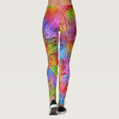 Abstracte Kunst 171 Broek Leggings (Achterkant)