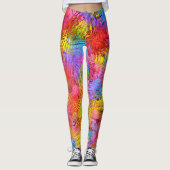 Abstracte Kunst 171 Broek Leggings (Voorkant)