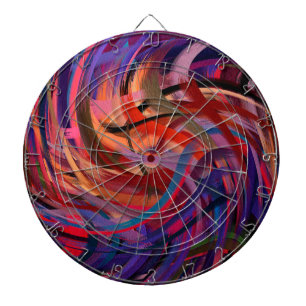 Abstracte kunst 19 dartbord