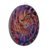 Abstracte kunst 19 dartbord (Voorkant Links)