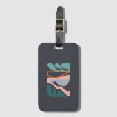 Abstracte kunst 1 bagagelabel (Voorkant (verticaal))