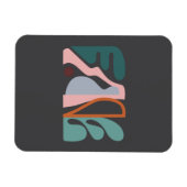 Abstracte kunst 1 magneet (Horizontaal)