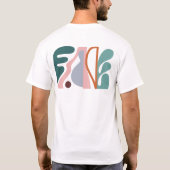 Abstracte kunst 1 t-shirt (Achterkant)