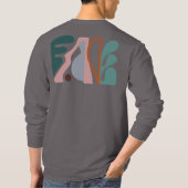 Abstracte kunst 1 t-shirt (Achterkant)