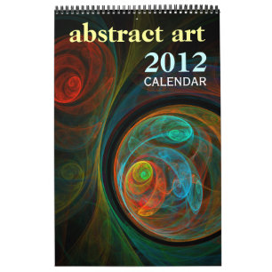 Abstracte kunst 2012 Fine Art Kalender (Standaard)
