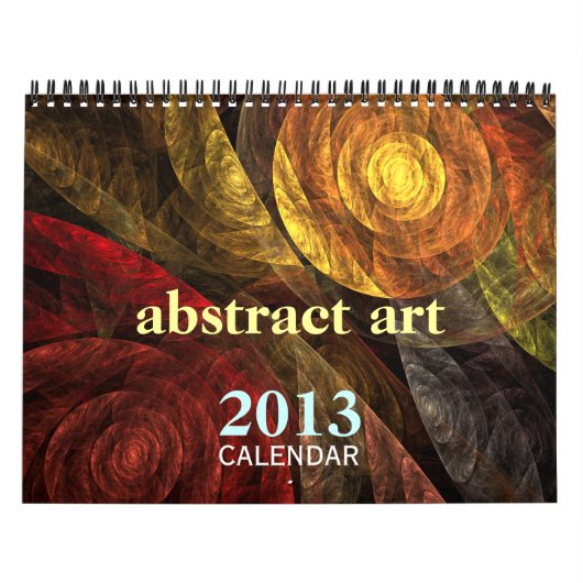 Abstracte kunst 2013 Fine Art Kalender (Medium) (Hoes)