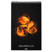 Abstracte Kunst 2013 Fine Art Kalender (Mini) (Achterkant)