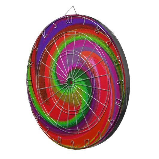 Abstracte kunst 30 dartbord (Voorkant Rechts)