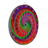 Abstracte kunst 30 dartbord (Voorkant Links)