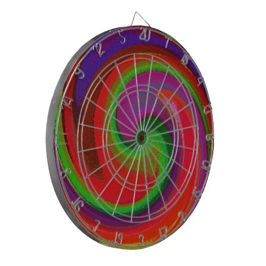 Abstracte kunst 30 dartbord (Voorkant Links)