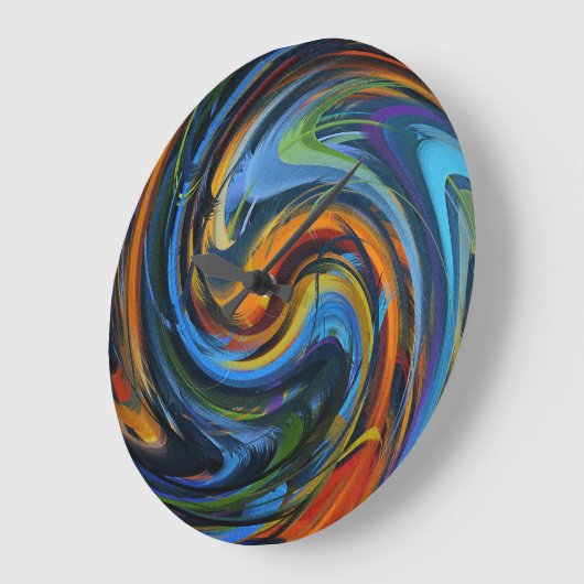 Abstracte kunst 30 grote klok (Hoek)