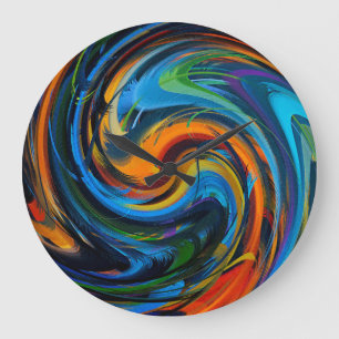 Abstracte kunst 30 grote klok