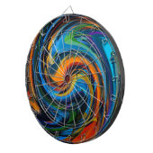Abstracte Kunst #31 Dartbord (Voorkant Rechts)