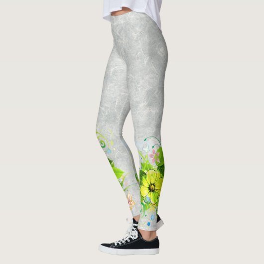 Abstracte Kunst 36 Afbeelding Opties Leggings (Links)