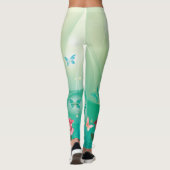 Abstracte Kunst 39A-B Afbeelding Opties Leggings (Achterkant)