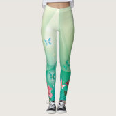 Abstracte Kunst 39A-B Afbeelding Opties Leggings (Voorkant)