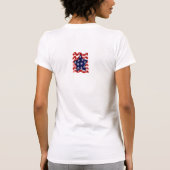 Abstracte Kunst 4 juli Kunst aan Draag T-shirt (Achterkant)