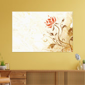 Abstracte Kunst 50 Ingepakt Canvas Afdruk (Insitu (Woonkamer))