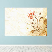 Abstracte Kunst 50 Ingepakt Canvas Afdruk (Insitu (Houten vloer))