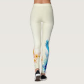 Abstracte Kunst 53 Broek Leggings (Achterkant)