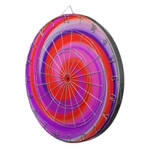 Abstracte kunst 6 dartbord (Voorkant Rechts)