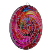 Abstracte kunst #9 dartbord (Voorkant Links)