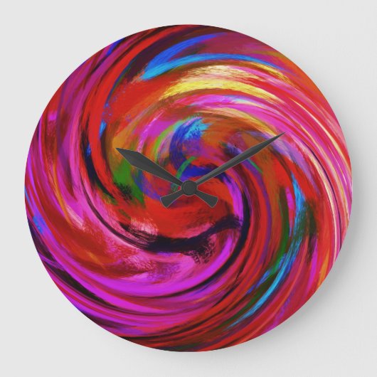 Abstracte kunst #9 grote klok (Voorkant)