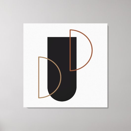 Abstracte kunst aan de muur canvas afdruk (Voorkant)