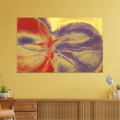 Abstracte kunst | Abstract schilderen 3 Canvas Afdruk (Insitu (Woonkamer))