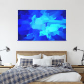 Abstracte kunst | Abstract schilderen 6 Canvas Afdruk (Insitu (Slaapkamer))