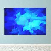 Abstracte kunst | Abstract schilderen 6 Canvas Afdruk (Insitu (Houten vloer))