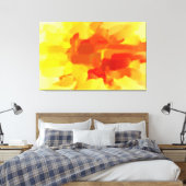 Abstracte kunst | Abstract schilderen 7 Canvas Afdruk (Insitu (Slaapkamer))