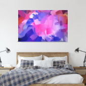 Abstracte kunst | Abstract schilderen 8 Canvas Afdruk (Insitu (Slaapkamer))