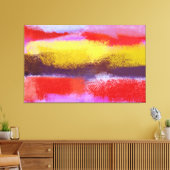 Abstracte kunst | Abstract schilderen Canvas Afdruk (Insitu (Woonkamer))