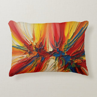 Abstracte kunst accent kussen