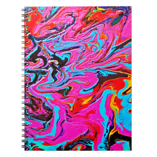 Abstracte kunst, achtergrond, handschilderingen, v notitieboek (Voorkant)