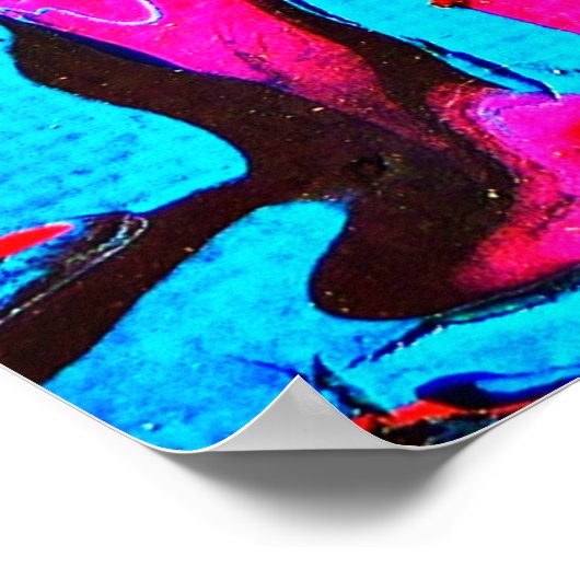 Abstracte kunst, achtergrond, handschilderingen, v poster (Hoek)