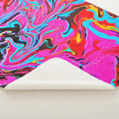 Abstracte kunst, achtergrond, handschilderingen, v sherpa deken (3/4)