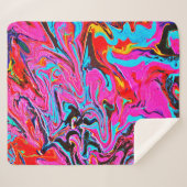 Abstracte kunst, achtergrond, handschilderingen, v sherpa deken (Voorkant (horizontaal))