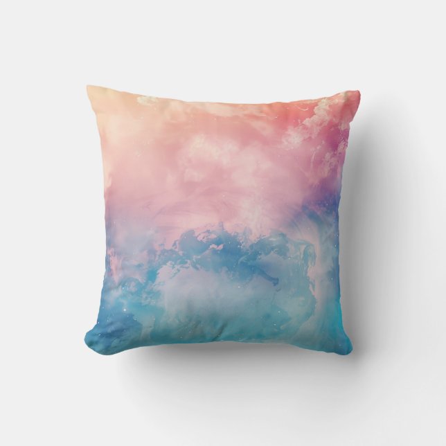 Abstracte kunst achtergrond wallpaper kussen (Voorkant)