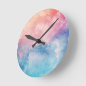 Abstracte kunst achtergrond wallpaper ronde klok (Hoek)