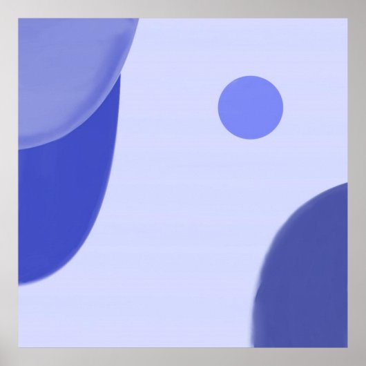 abstracte kunst acryl kleuren poster (Voorkant)