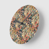 Abstracte Kunst Acryl Wandklok (Hoek)