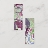 Abstracte kunst Afdruk van Alexandra Cook Mini Visitekaartje (Voorkant / Achterkant)