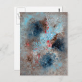 Abstracte kunst - Afwezigheid Briefkaart (Voorkant / Achterkant)