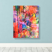 Abstracte kunst Alles over texturen Canvas Afdruk (Insitu (Houten vloer))