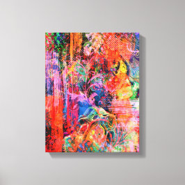 Abstracte kunst Alles over texturen Canvas Afdruk