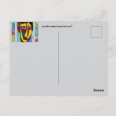 Abstracte Kunst Ansichtkaart Briefkaart (Achterkant)