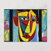 Abstracte Kunst Ansichtkaart Briefkaart (Voorkant)